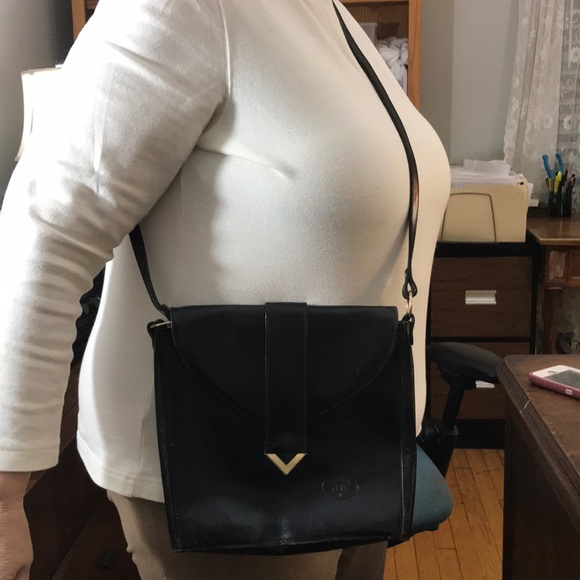 Pelletterie Tris handbag. Leather. Made in Italy. - Picture 3 of 4